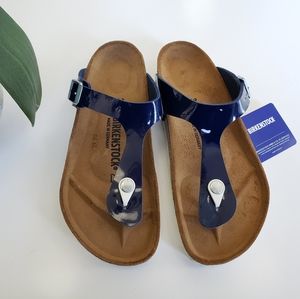 BIRKENSTOCK Gizeh Sandal, 39, Dress Blue